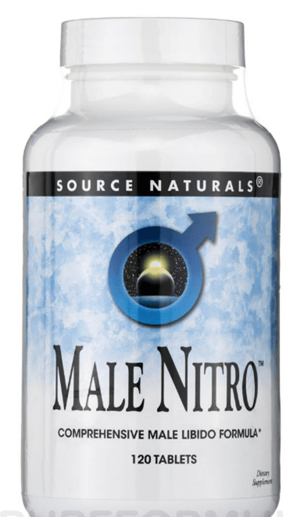 Swanson Source Naturals Male Nitro Natural Testosteron Desteği 120 Tablet.Usa İçerik.3652 - Image 1