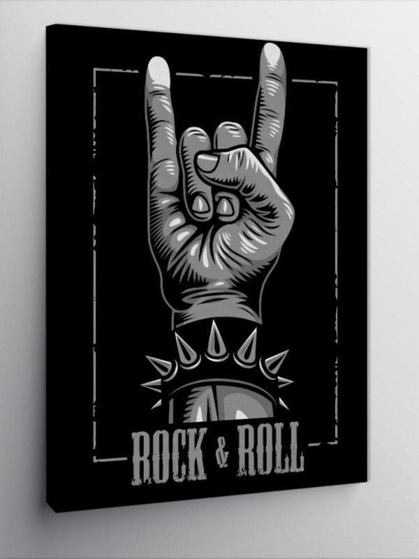 Ekart Kanvas Tablo Rock Müzik Zamanı - Image 1