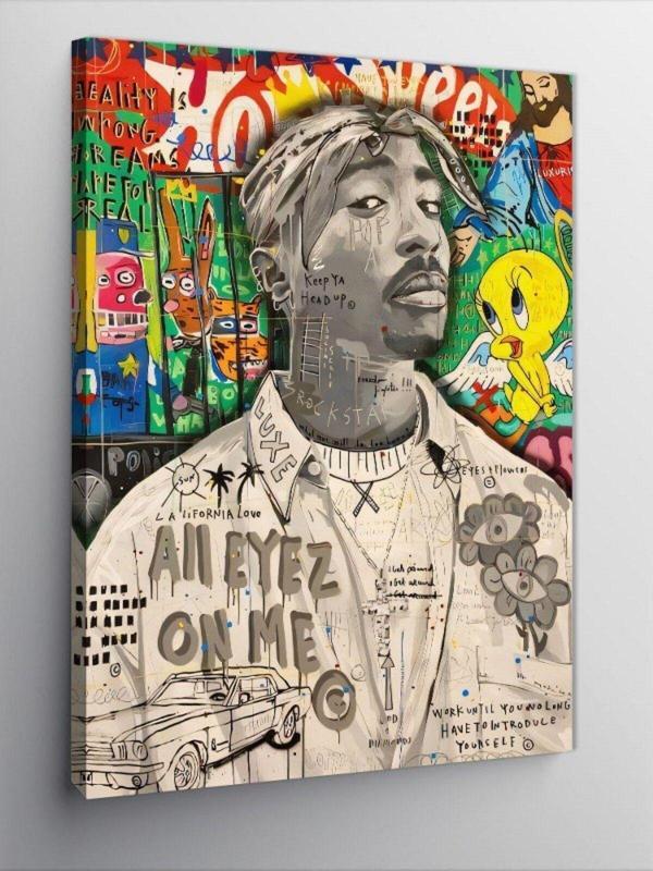 Ekart Kanvas Tablo Pop Art  Snoop Dogg - Image 1