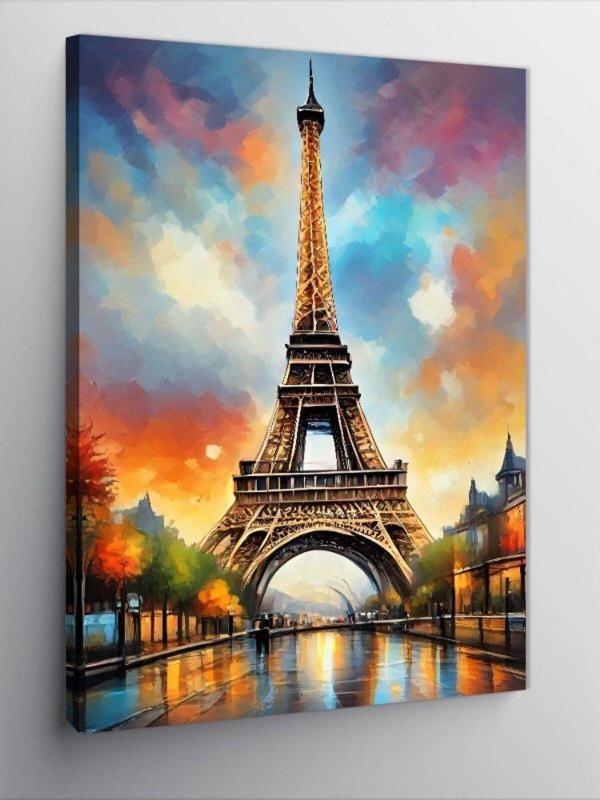 Ekart Kanvas Tablo Paris Eyfel Kulesi - Image 1