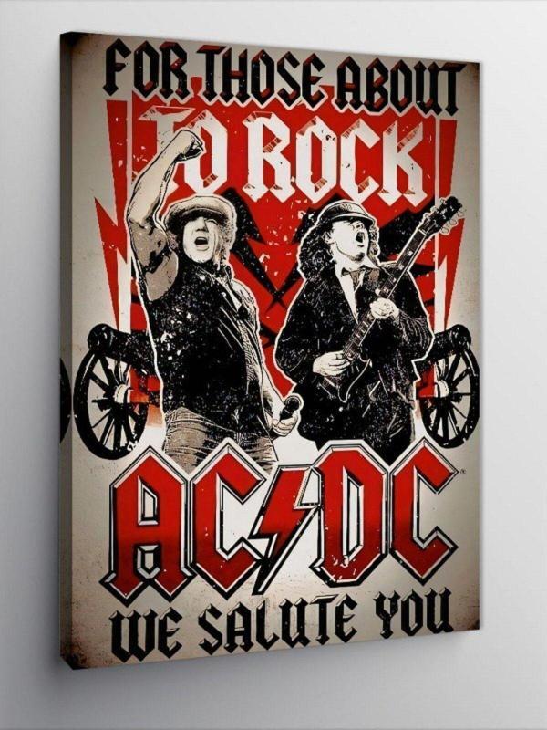Ekart Kanvas Tablo Ac Dc Müzik Grubu - Image 1