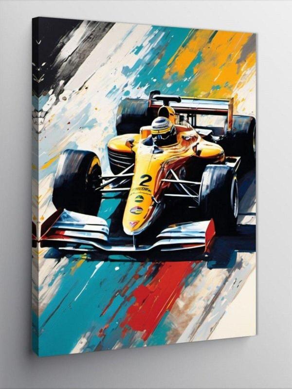Ekart Kanvas Tablo Retro Formula 1 - Image 1