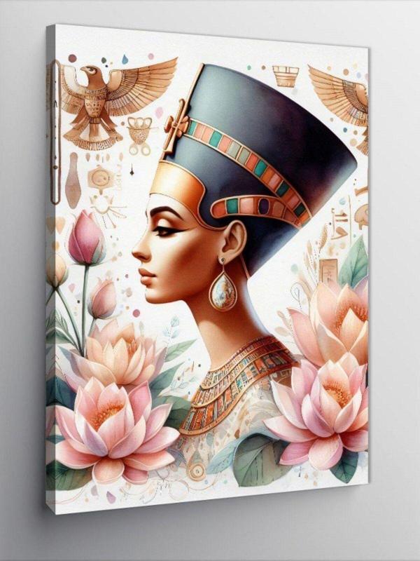 Ekart Kanvas Tablo Nefertiti Eski Mısır - Image 1