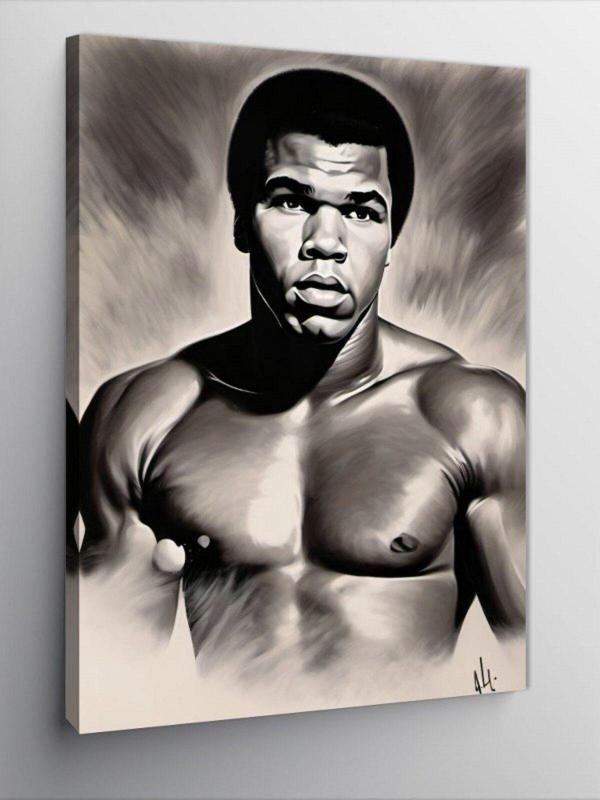 Ekart Kanvas Tablo Boksör Muhammed Ali - Image 1