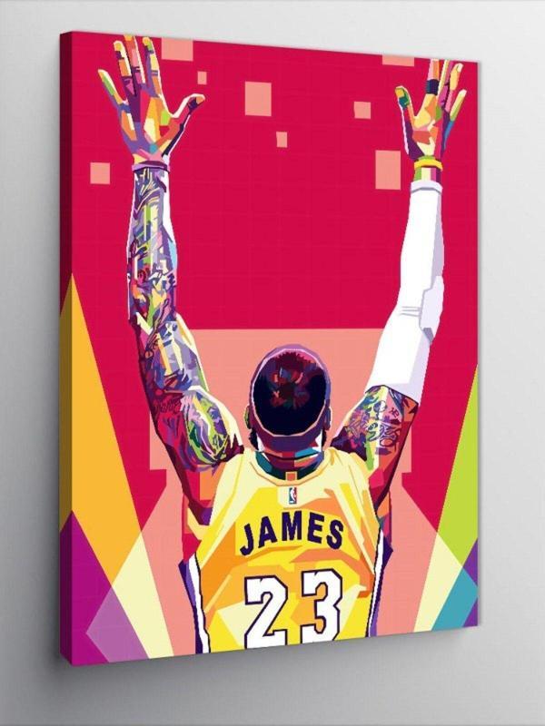 Ekart Kanvas Tablo Lebron James Basketbolcu - Image 1