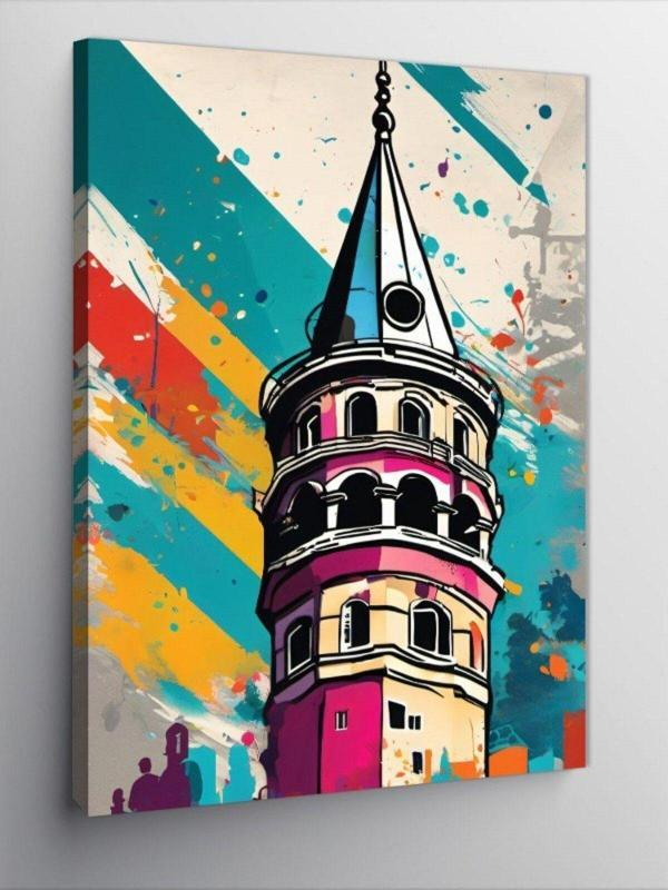 Ekart Kanvas Tablo Galata Kulesi - Image 1