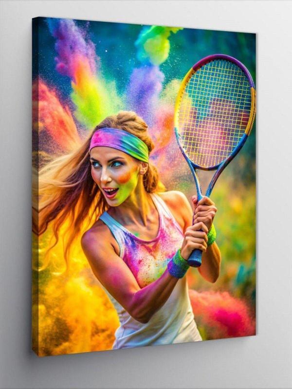 Ekart Kanvas Tablo Tenis Temalı - Image 1