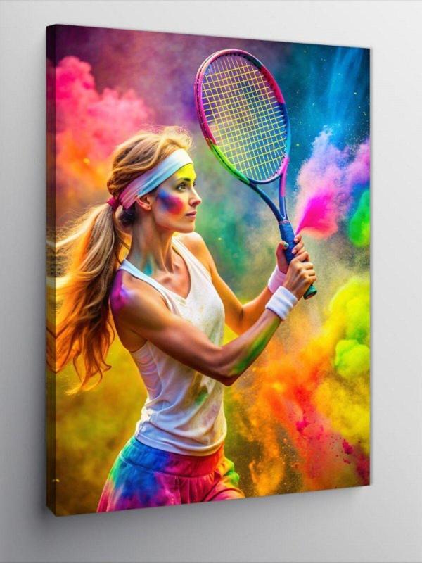 Ekart Kanvas Tablo Tenis Temalı - Image 1
