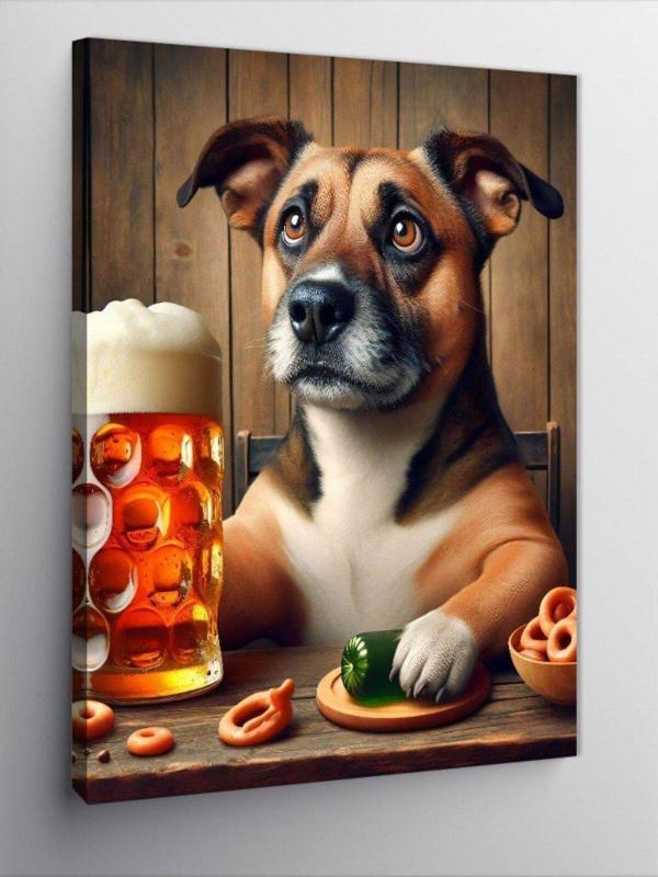 Ekart Kanvas Tablo Köpek - Image 1