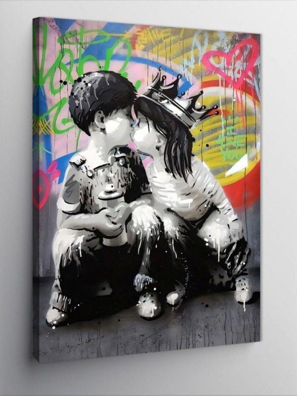 Ekart Kanvas Tablo İlk Aşk Pop Art - Image 1