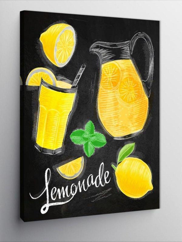 Ekart Kanvas Tablo Limonata Temalı - Image 1