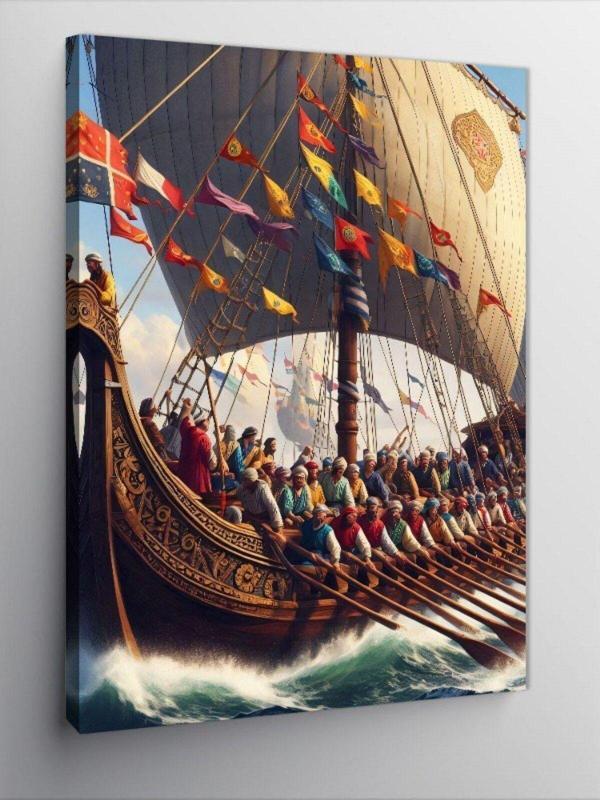 Ekart Kanvas Tablo Vikingler - Image 1