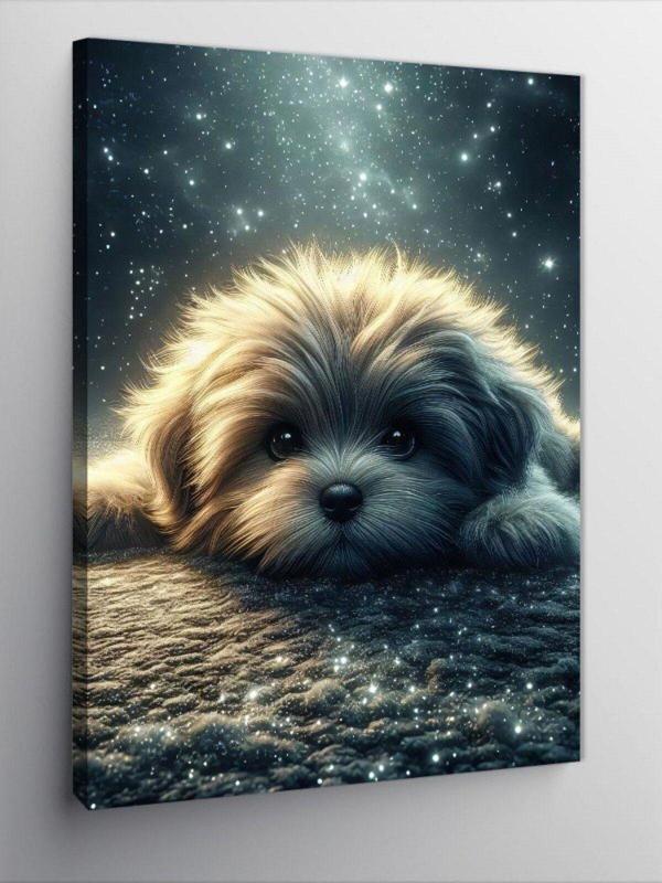 Ekart Kanvas Tablo Sevimli Köpek - Image 1