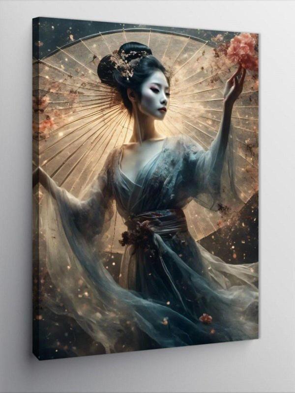 Ekart Kanvas Tablo Japon Kadın - Image 1
