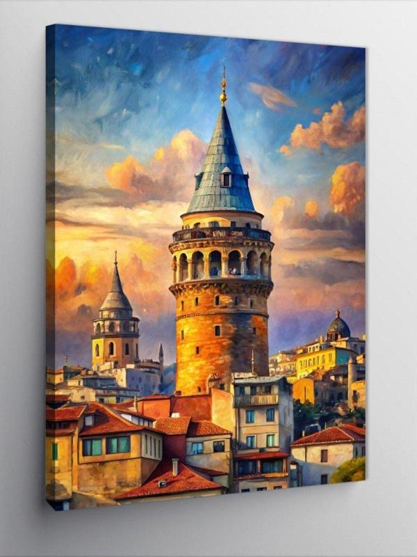 Ekart Kanvas Tablo Galata Kulesi - Image 1