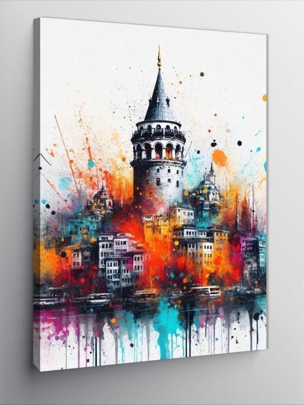 Ekart Kanvas Tablo Galata Kulesi - Image 1