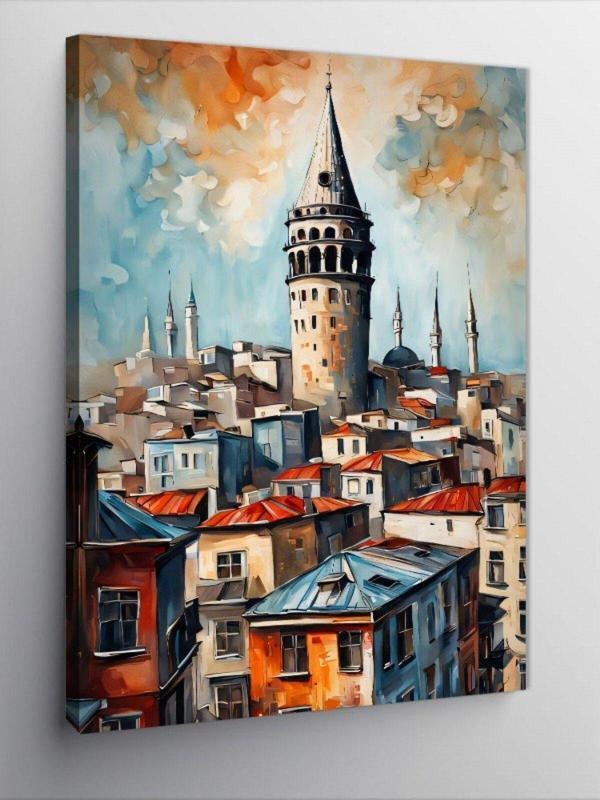 Ekart Kanvas Tablo Galata Kulesi - Image 1