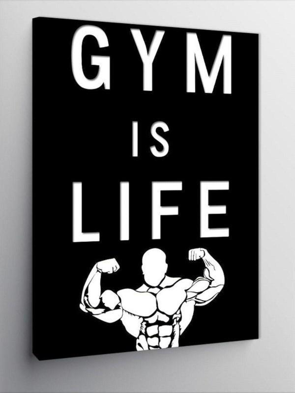 Ekart Kanvas Tablo Gym İs Life Motivasyon Temalı - Image 1