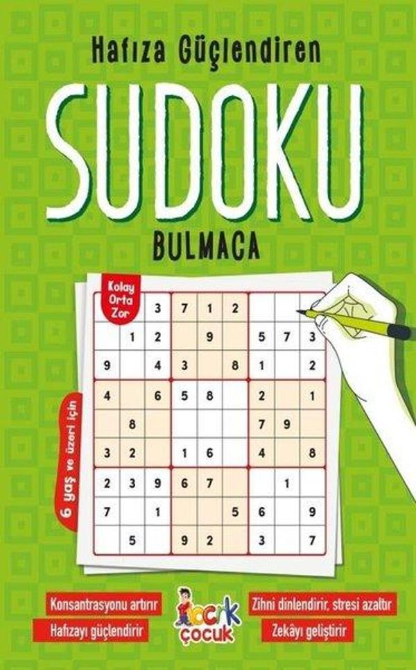 Sudoku Bulmaca - Hafıza Güçlendiren 6+ Yaş - Bıcırık Yayınları - Image 1