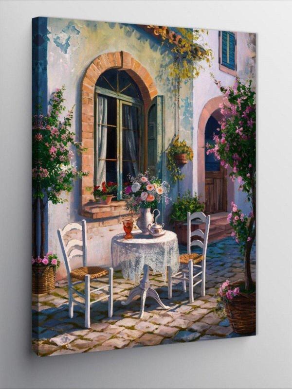 Ekart Kanvas Tablo Kır Evi - Image 1