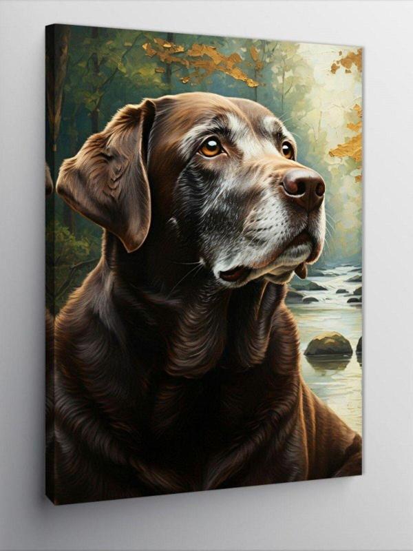 Ekart Kanvas Tablo Av Köpeği - Image 1