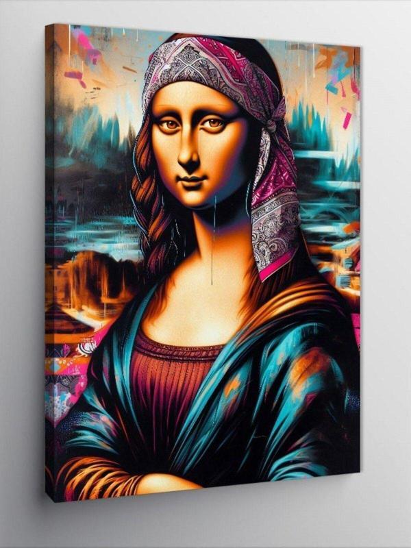 Ekart Kanvas Tablo Mona Lisa Fan Art - Image 1