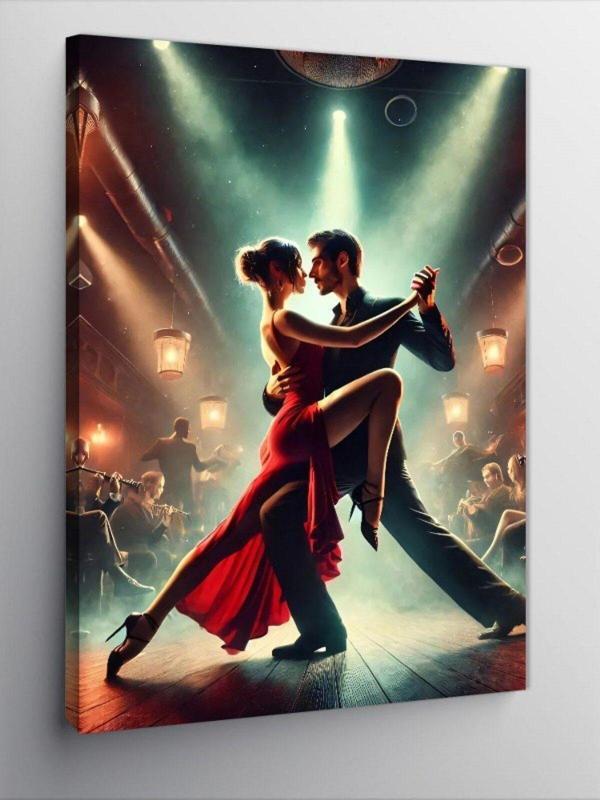 Ekart Kanvas Tablo Tango Yapan Çift - Image 1