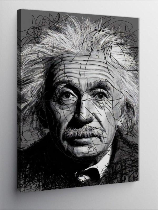 Ekart Kanvas Tablo Einstein Portresi - Image 1