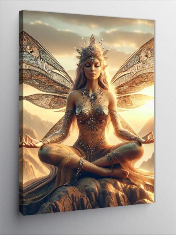 Ekart Kanvas Tablo Meditasyon Perisi - Image 1