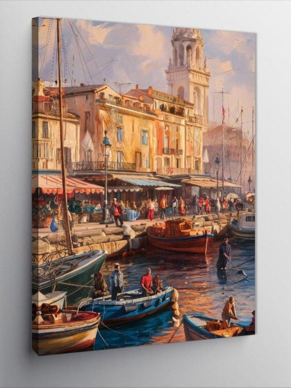 Ekart Kanvas Tablo Akdeniz Limanı - Image 1