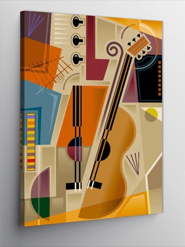 Ekart Kanvas Tablo Soyut Müzik - Image 1