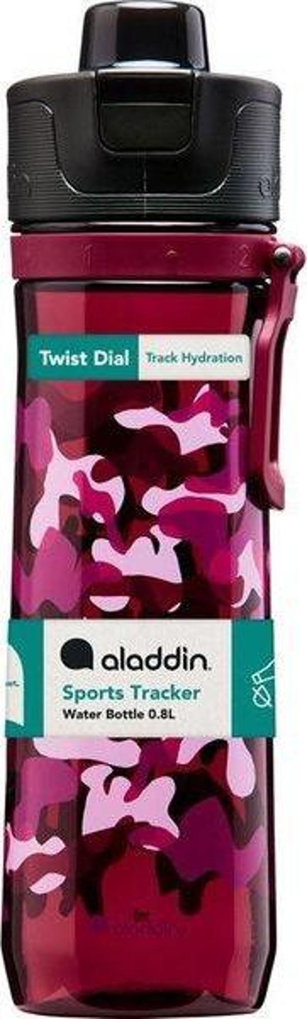 Aladdin Tracker Water Bottle 0.8L Matara Bordo - Image 1