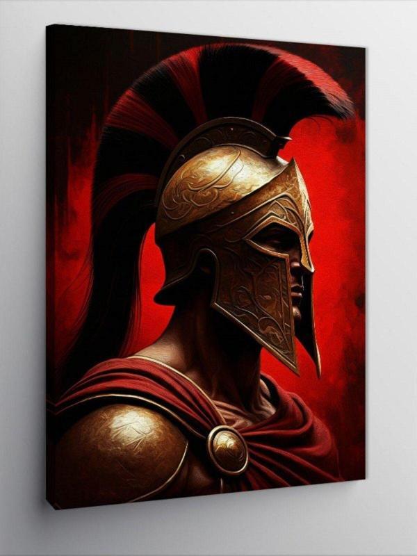 Ekart Kanvas Tablo Spartan Savaşçı - Image 1
