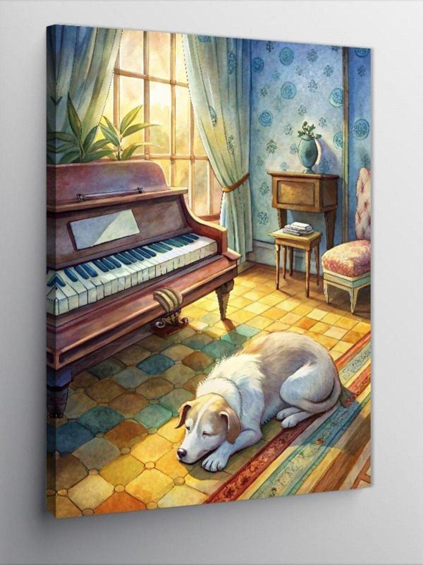 Ekart Kanvas Tablo Müzik Ve Uyku - Image 1