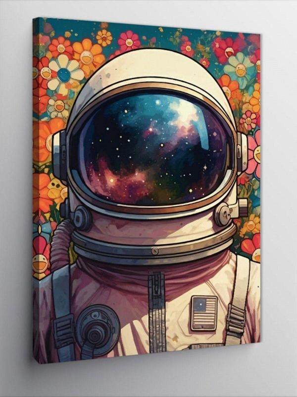 Ekart Kanvas Tablo Astronot Evreni - Image 1