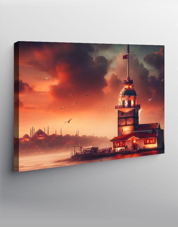 Ekart Kanvas Tablo Kız Kulesi - Image 1