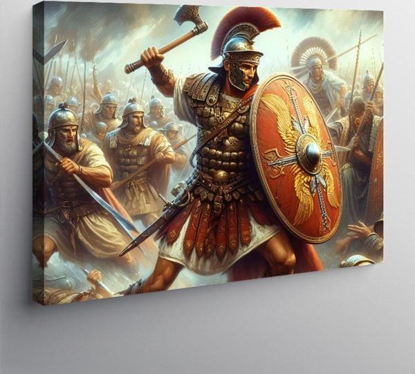 Ekart Kanvas Tablo Romalı Savaçı - Image 1
