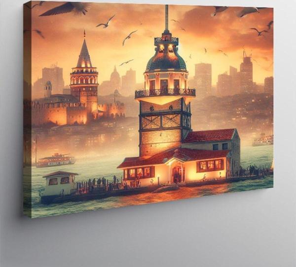 Ekart Kanvas Tablo Kız Kulesi - Image 1