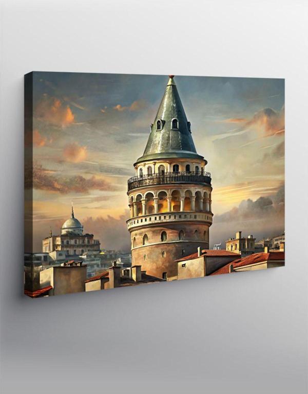 Ekart Kanvas Tablo İstanbul Galata Kulesi - Image 1
