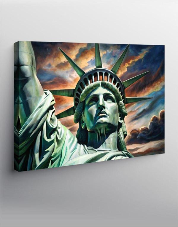 Ekart Kanvas Tablo Amerika Özgürlük Anıtı - Image 1