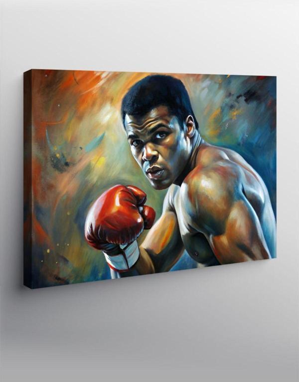 Ekart Kanvas Tablo Boksör Muhammed Ali - Image 1