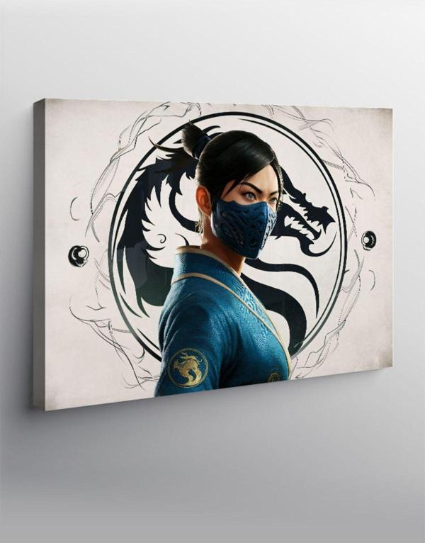 Ekart Kanvas Tablo Mortal Kombat Kadın Sub Zero - Image 1