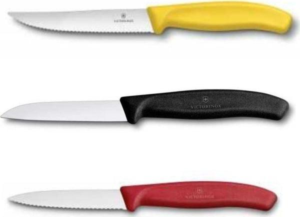 Victorinox Gourmet Swissclassic Soyma Ve Biftek Pizza Bıçağı 3'Lü Set (12Cm-8Cm) - Image 1
