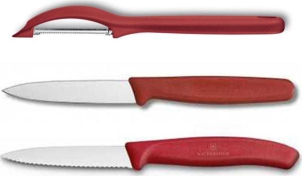 Victorinox Kırmızı Soyacak Ve Kırmızı Soyma Bıçak Seti - Image 1
