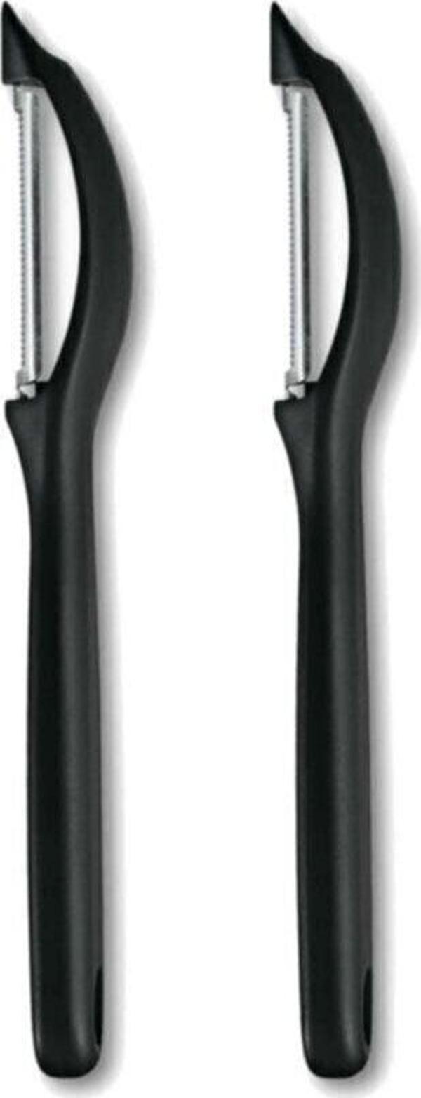 Victorinox Siyah 2'Li Yassı Meyve Sebze Soyacağı 7.6075(2 Adet) - Image 1