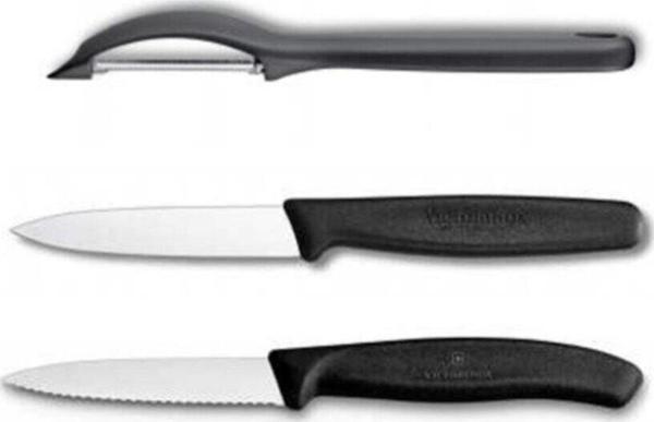 Victorinox Soyacak Ve Soyma Bıçak Seti Siyah - Image 1