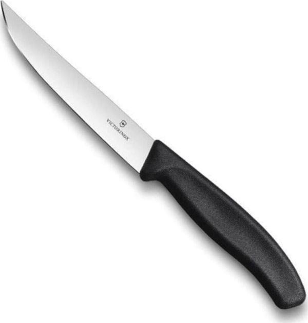 Victorinox Vıctorınox Biftek Bıçağı 12Cm Düz Siyah - Image 1
