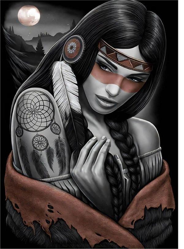 Ekart Kızıldereli Pacohontas Art Mdf Tablo 25 cm x 35 cm - Image 1