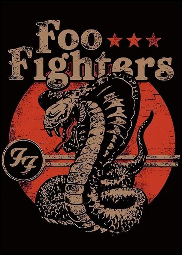 Ekart Foo Fighters Album Kapağı Desenli Mdf Tablo 50 cm x 70 cm - Image 1