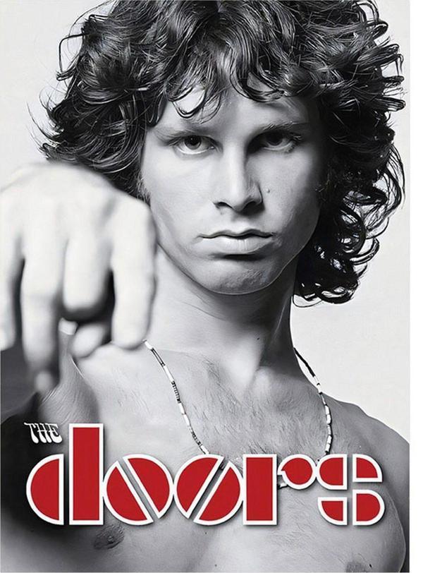 Ekart The Doors Afişi Mdf Tablo 25 cm x 35 cm - Image 1